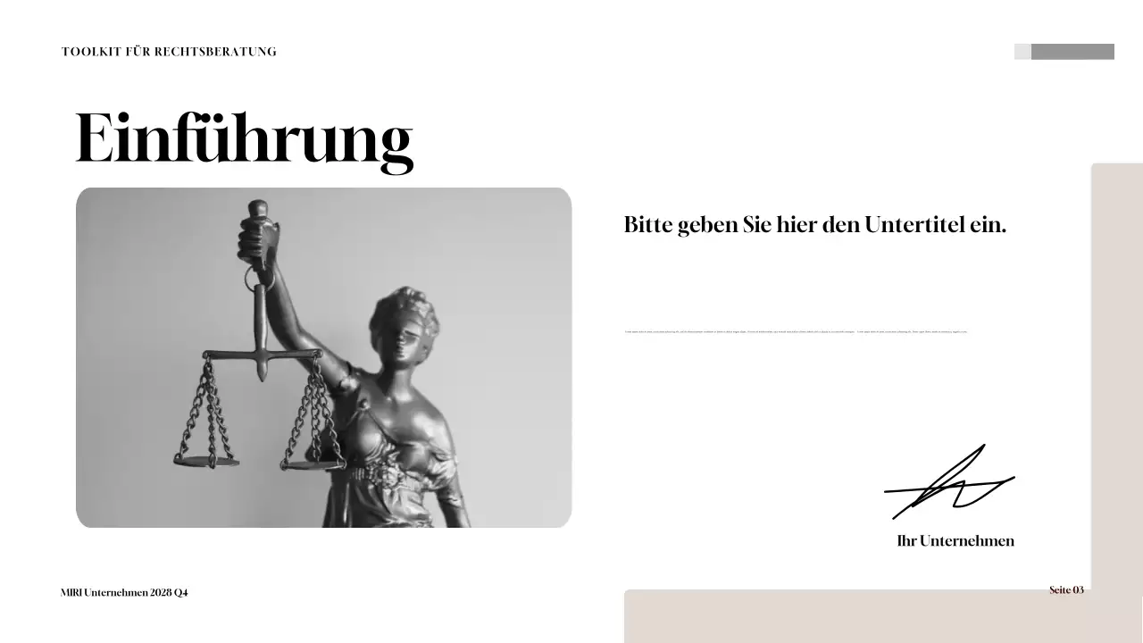 Maroon Professional Legal Consulting Toolkit Präsentation