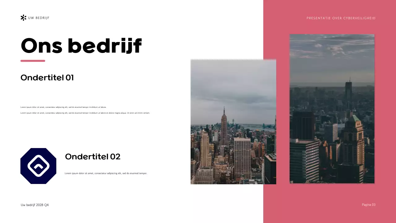 Presentatie Purple Modern Cyber Security Agency