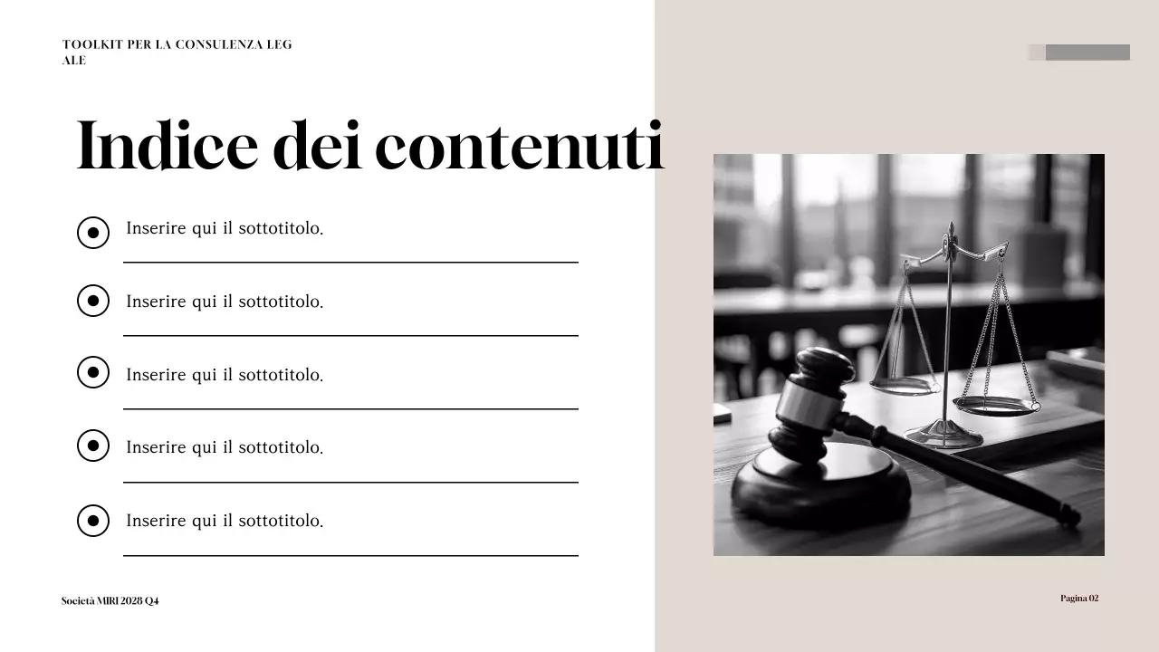 Presentazione del kit di strumenti per la consulenza legale di Maroon Professional