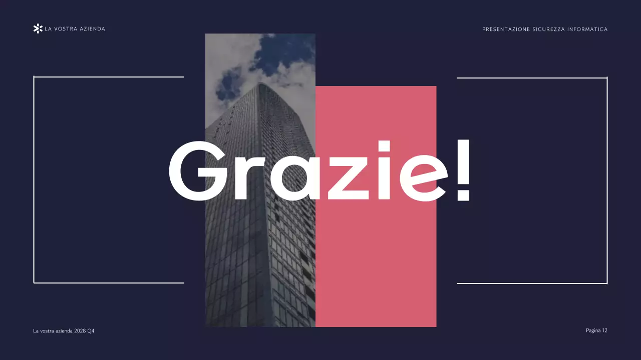 Presentazione dell'Agenzia di sicurezza informatica moderna viola