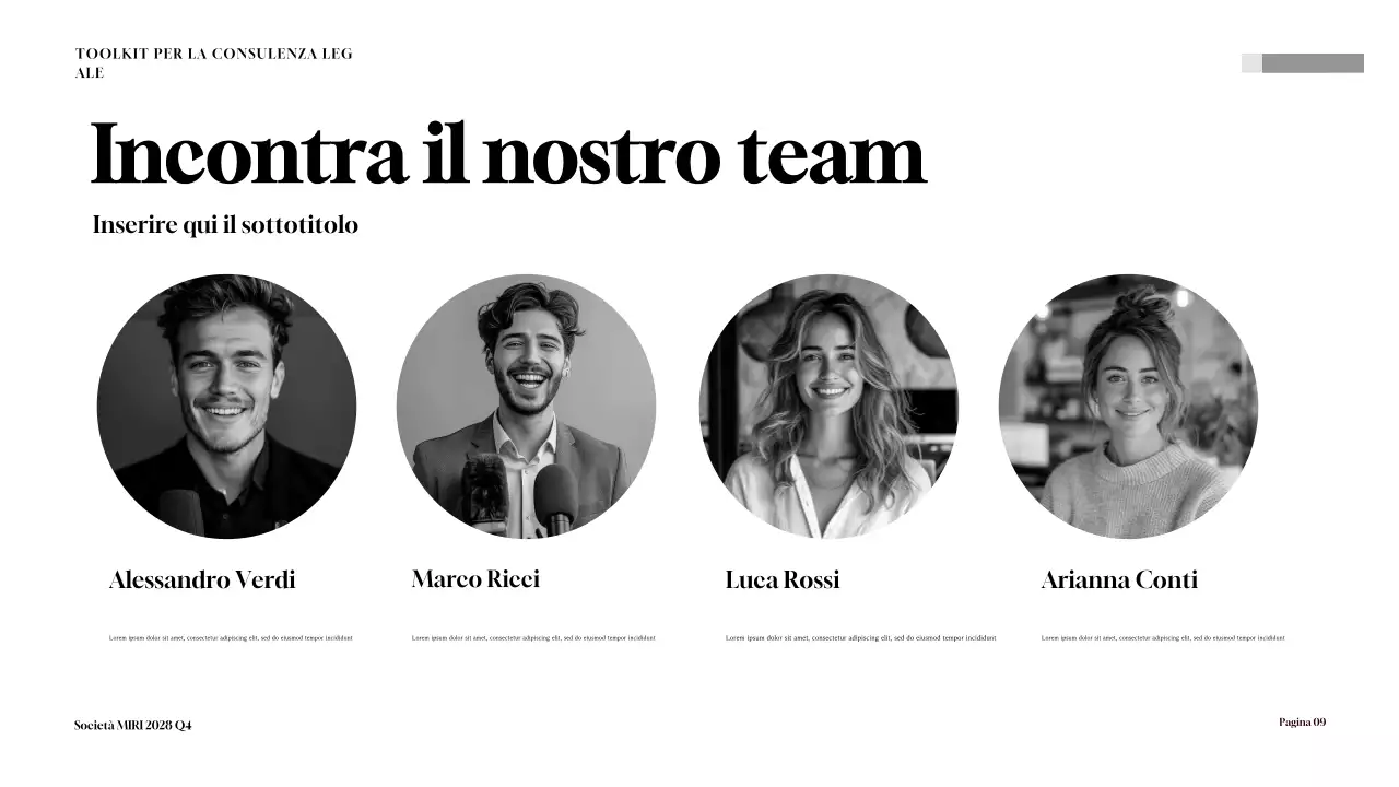 Presentazione del kit di strumenti per la consulenza legale di Maroon Professional