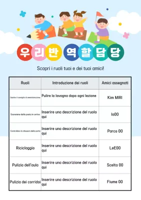 Guida alle attività in classe di colore azzurro