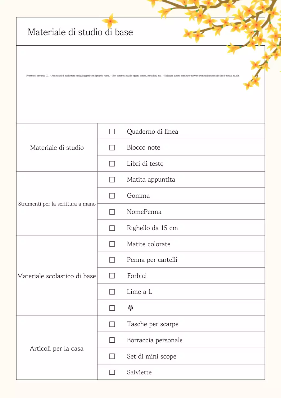 Risorse didattiche per la lettera scolastica semplice Beige