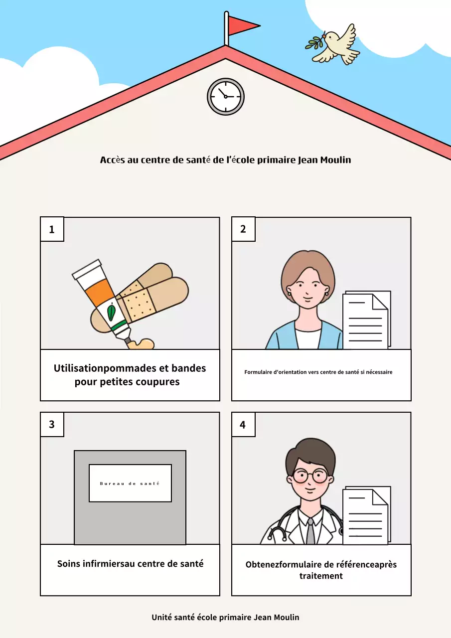 Beige Simple School Guide