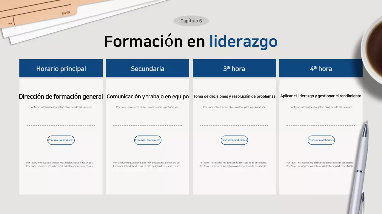 Propuestas de formación de Grey Clean