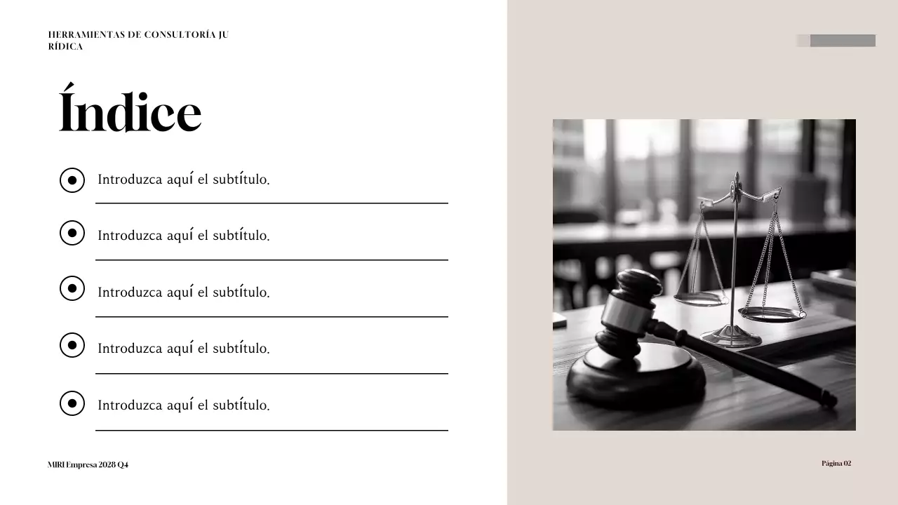 Maroon Professional Legal Consulting Toolkit Presentación