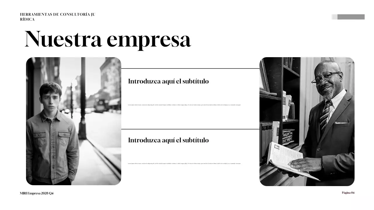 Maroon Professional Legal Consulting Toolkit Presentación