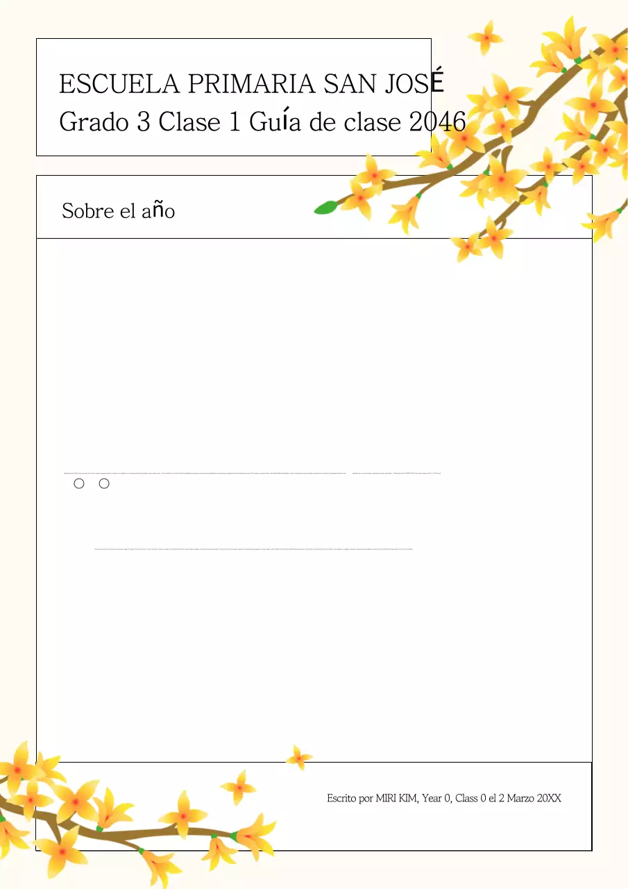 Carta escolar sencilla de color beige Recursos didácticos