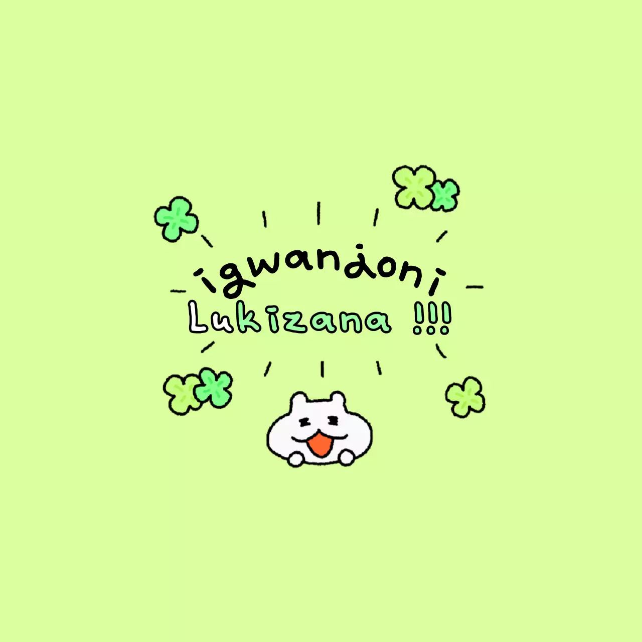 Autocollants chanceux pour le Nouvel An