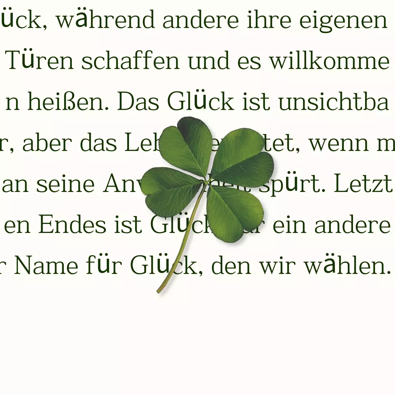 Ivory Simple Happy Words