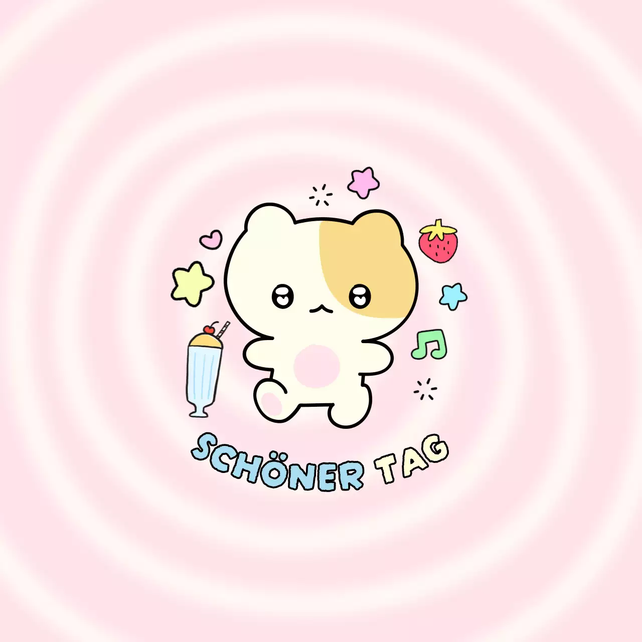 Daku, die rosa Kuschelfigur