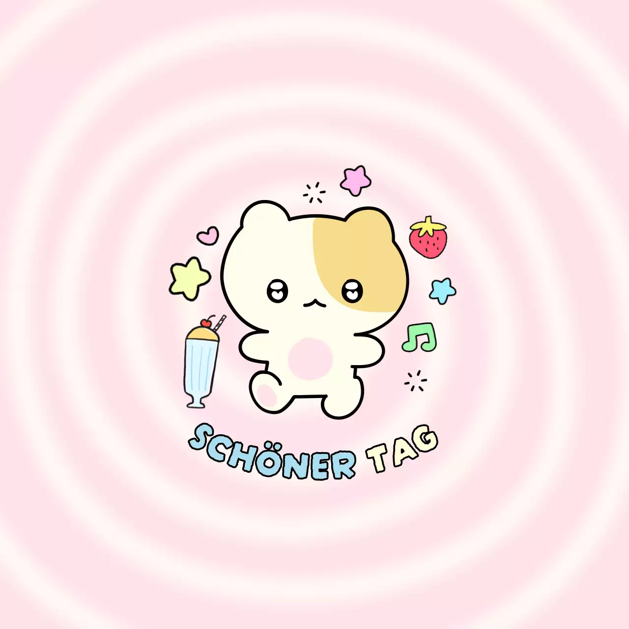 Daku, die rosa Kuschelfigur