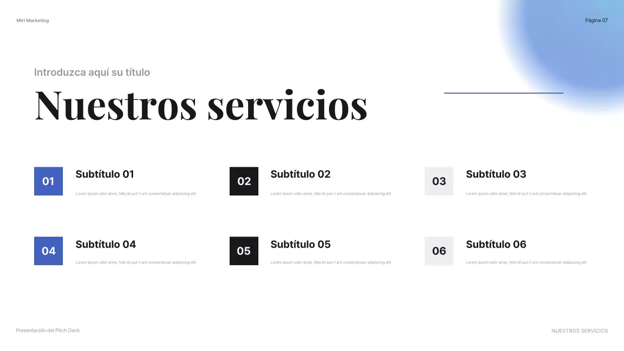 blue modern company introduction presentation