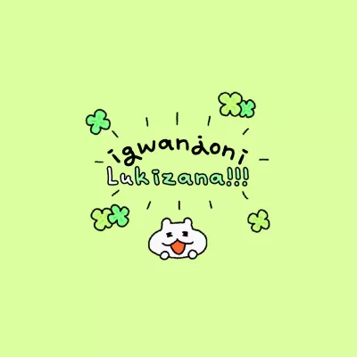 Stiker Keberuntungan Tahun Baru