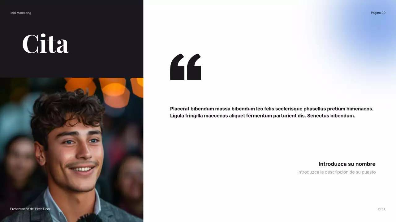 blue modern company introduction presentation