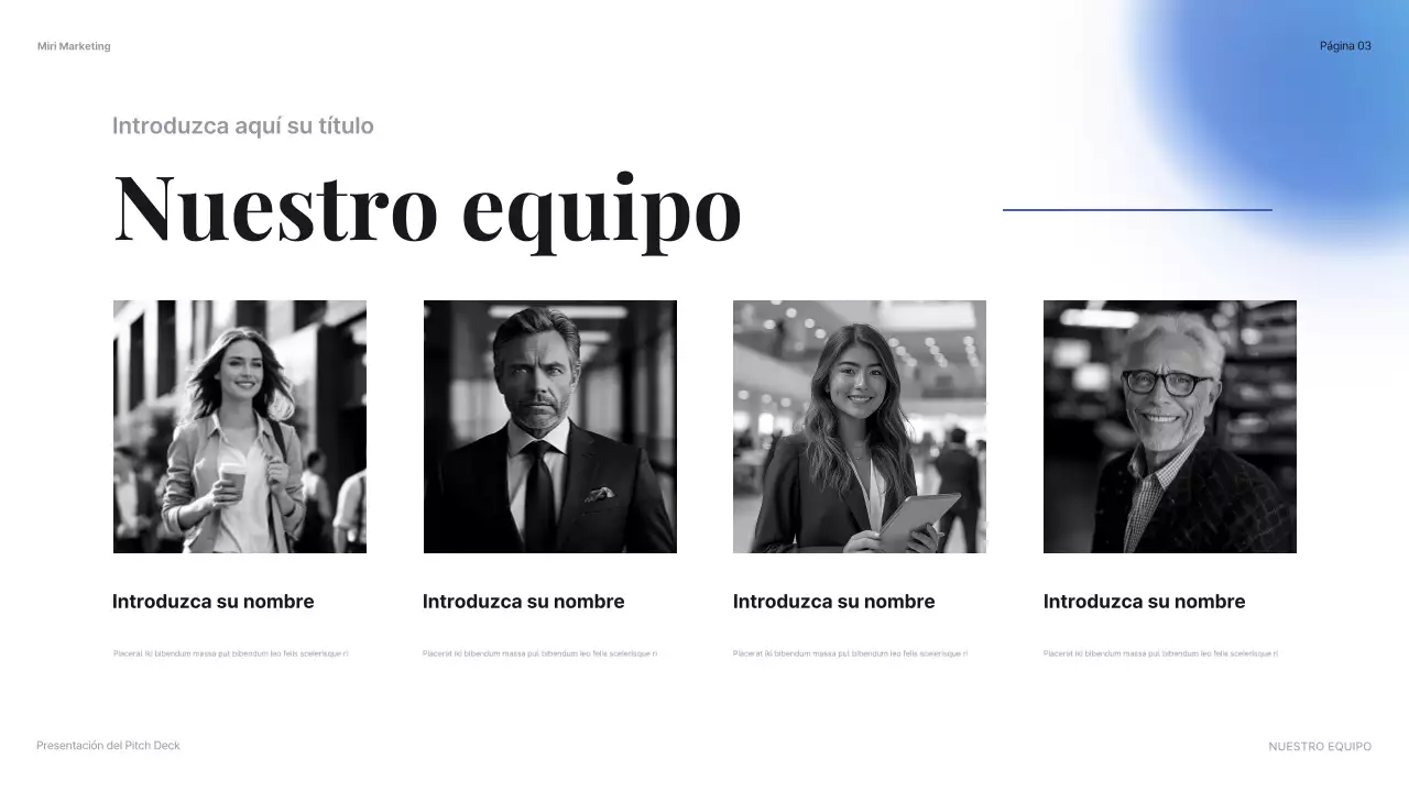 blue modern company introduction presentation