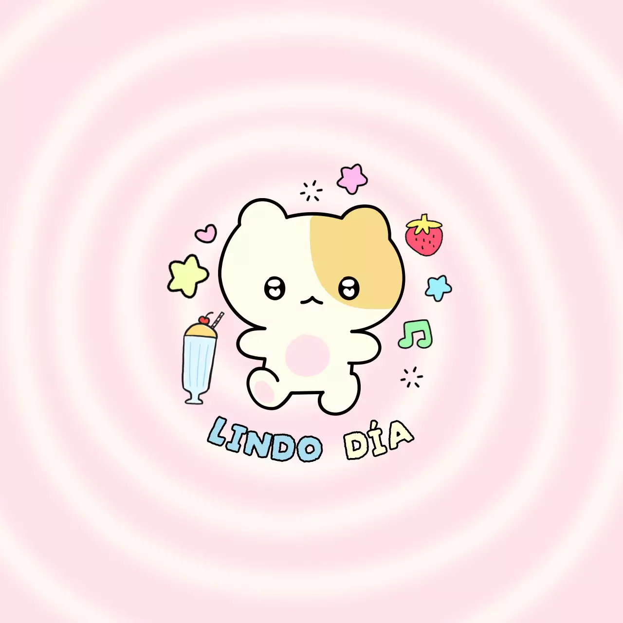 Daku, el personaje de peluche rosa