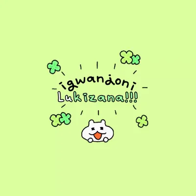 Stiker Keberuntungan Tahun Baru