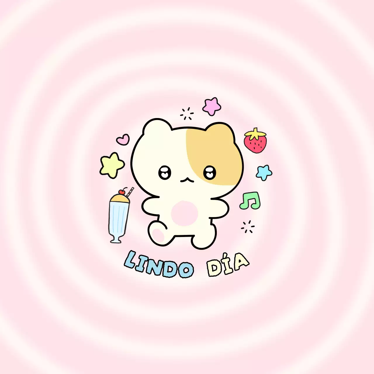 Daku, el personaje de peluche rosa