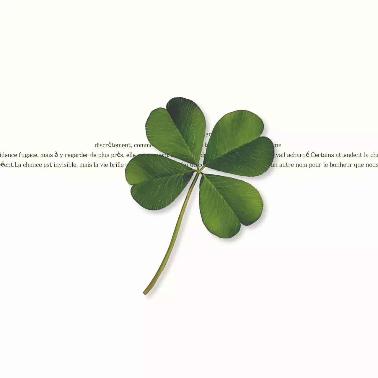 Ivory Simple Happy Words