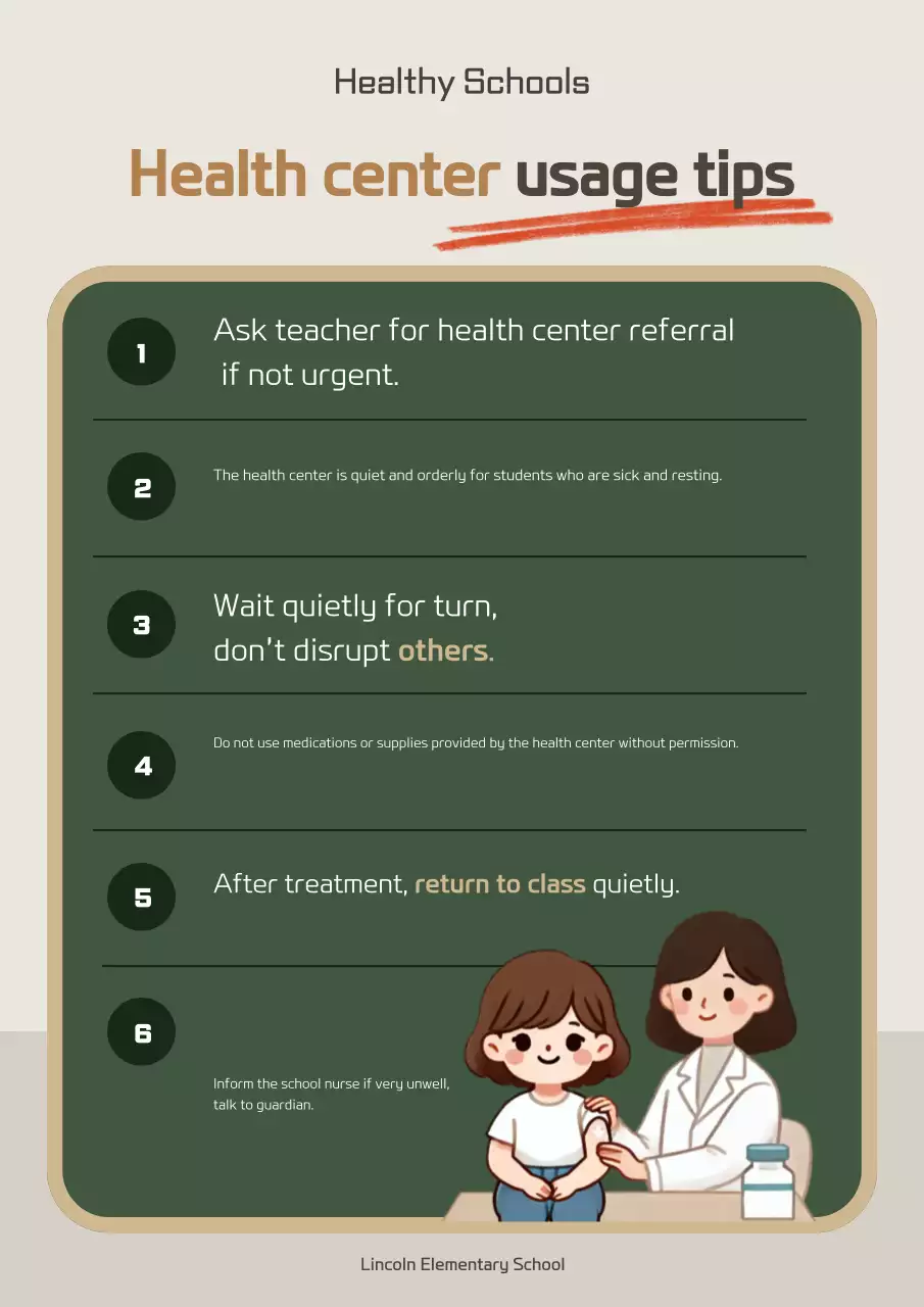 Hướng dẫn an toàn cuộc sống trường học đơn giản của Brown