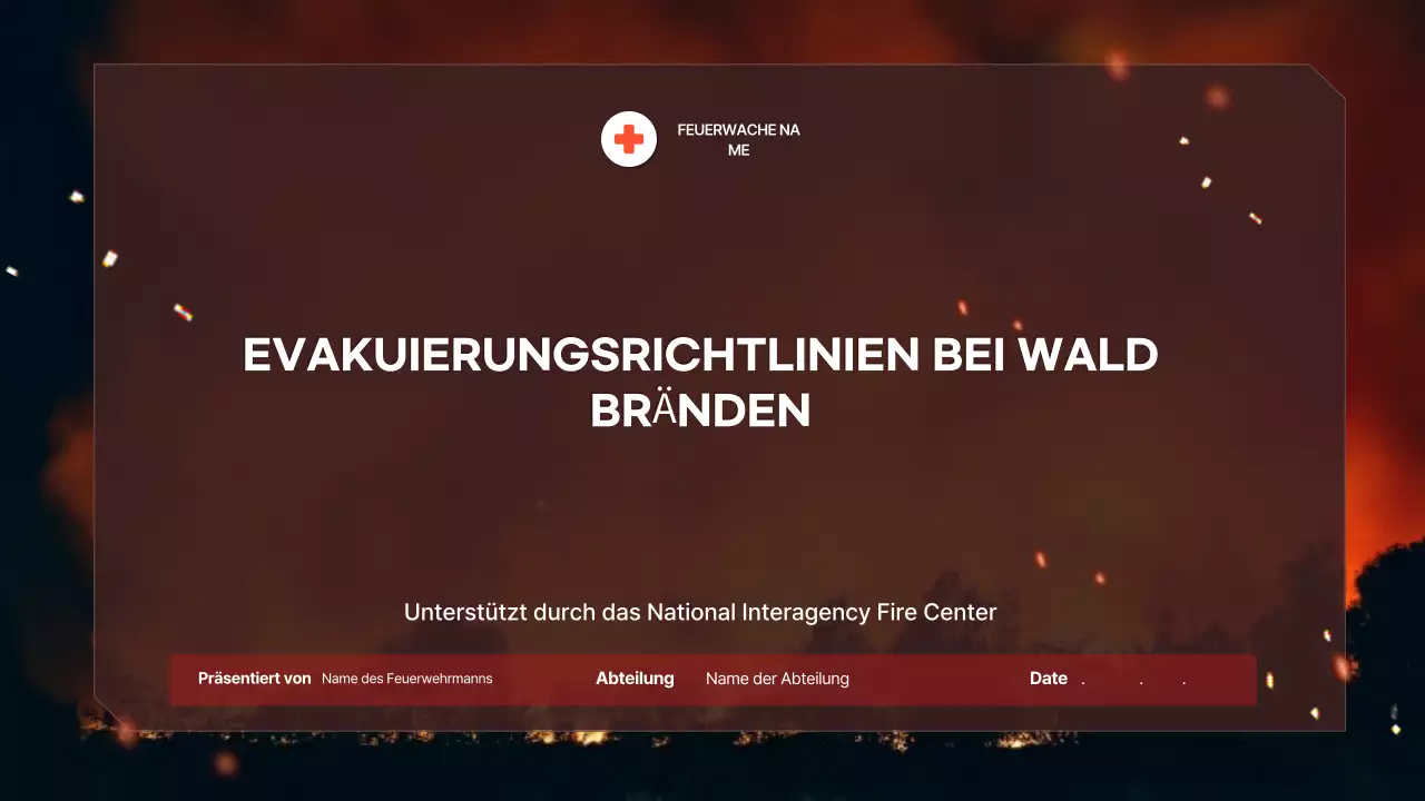 Leitfaden für die Evakuierung im roten Bereich