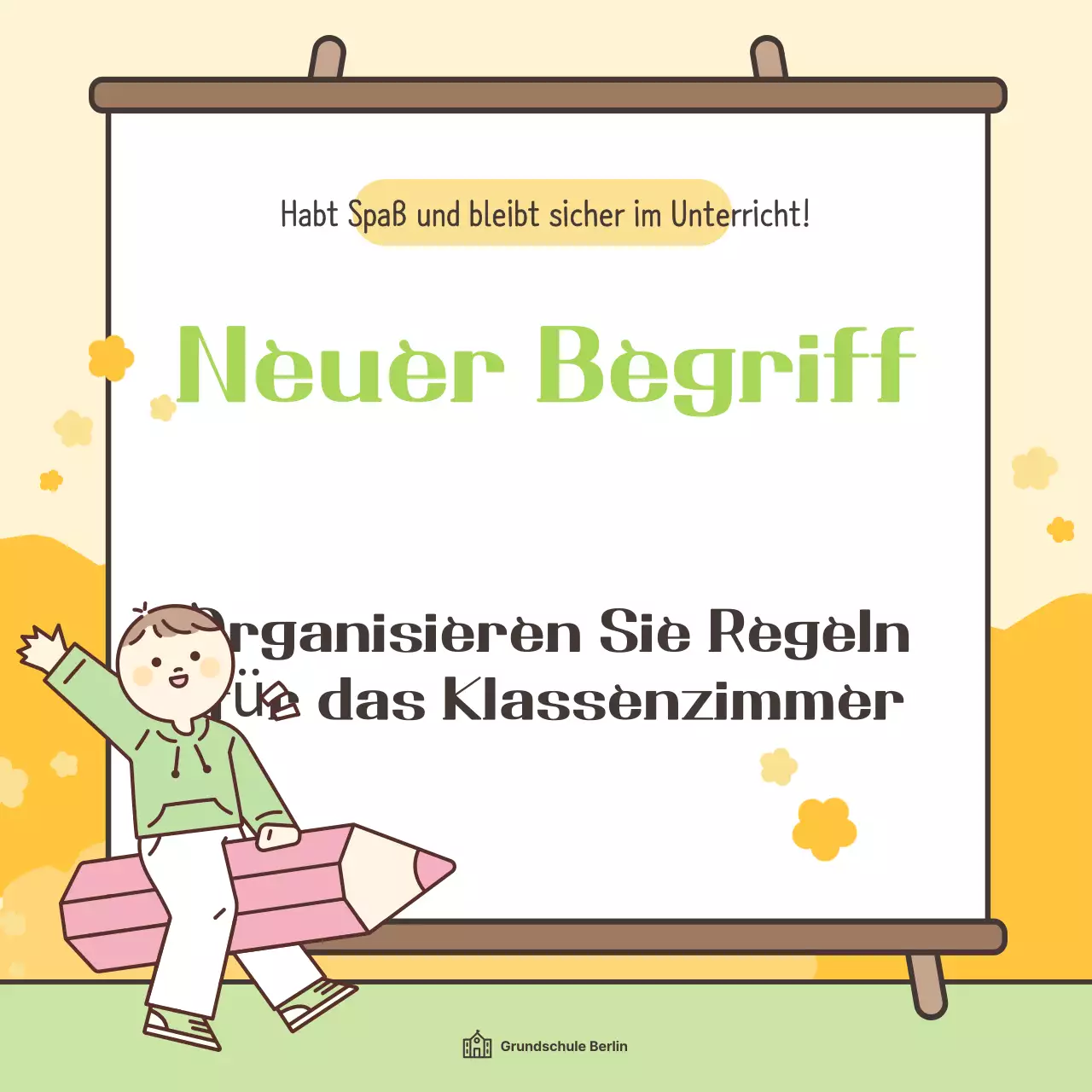 Leitfaden für die Schule im neuen Jahr