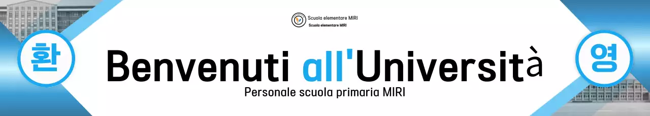 Promozione scolastica blu semplice