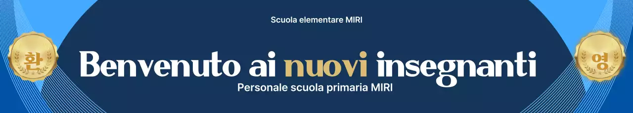 Promozione scolastica blu semplice
