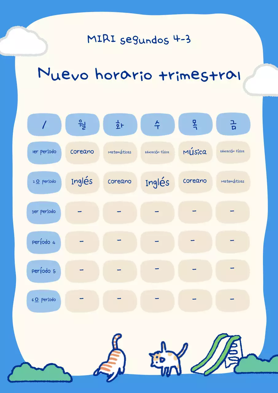 Blue School plan de vida