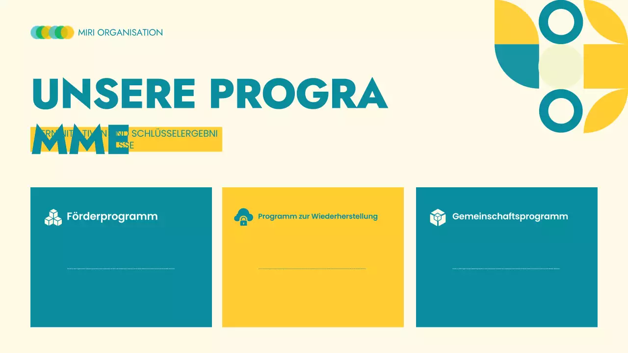 Beige Modern Non-Profit-Ankündigung