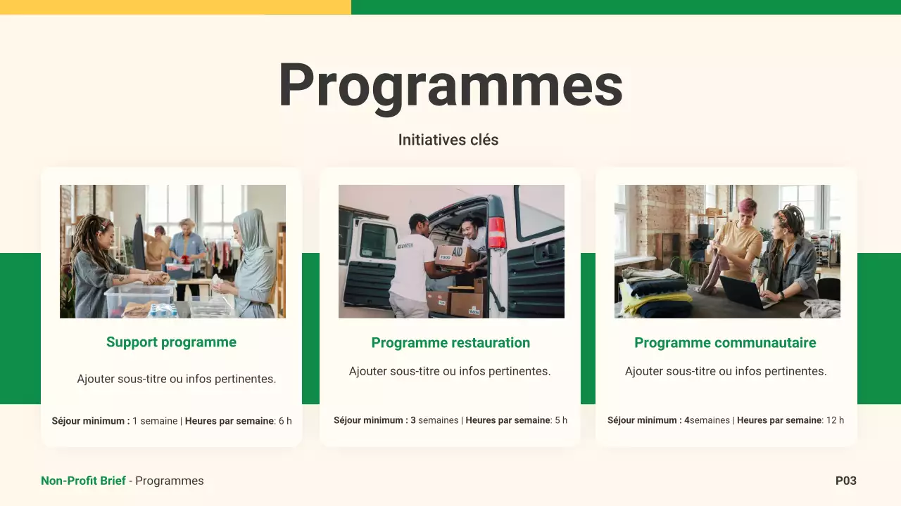 faire-part de charité moderne beige