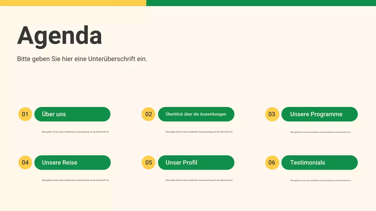 beige moderne Wohltätigkeitsanzeige