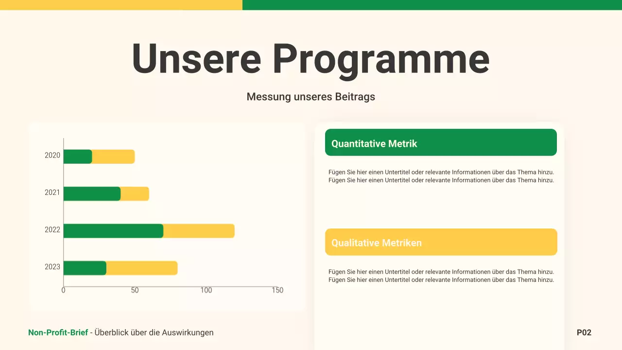 beige moderne Wohltätigkeitsanzeige