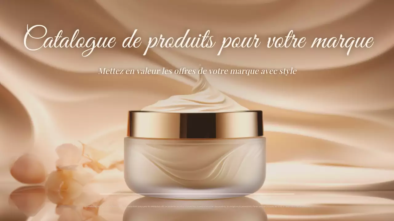 Catalogue de produits Beige Elegant