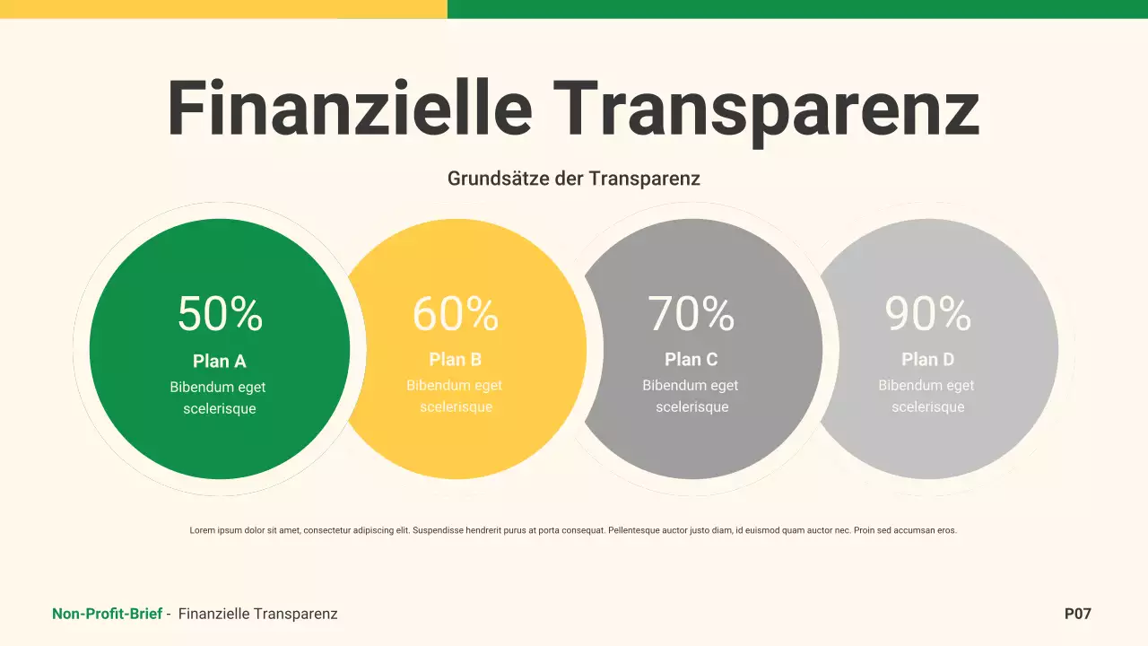 beige moderne Wohltätigkeitsanzeige