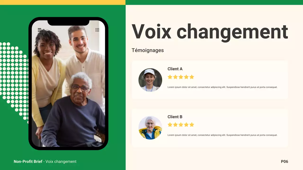 faire-part de charité moderne beige