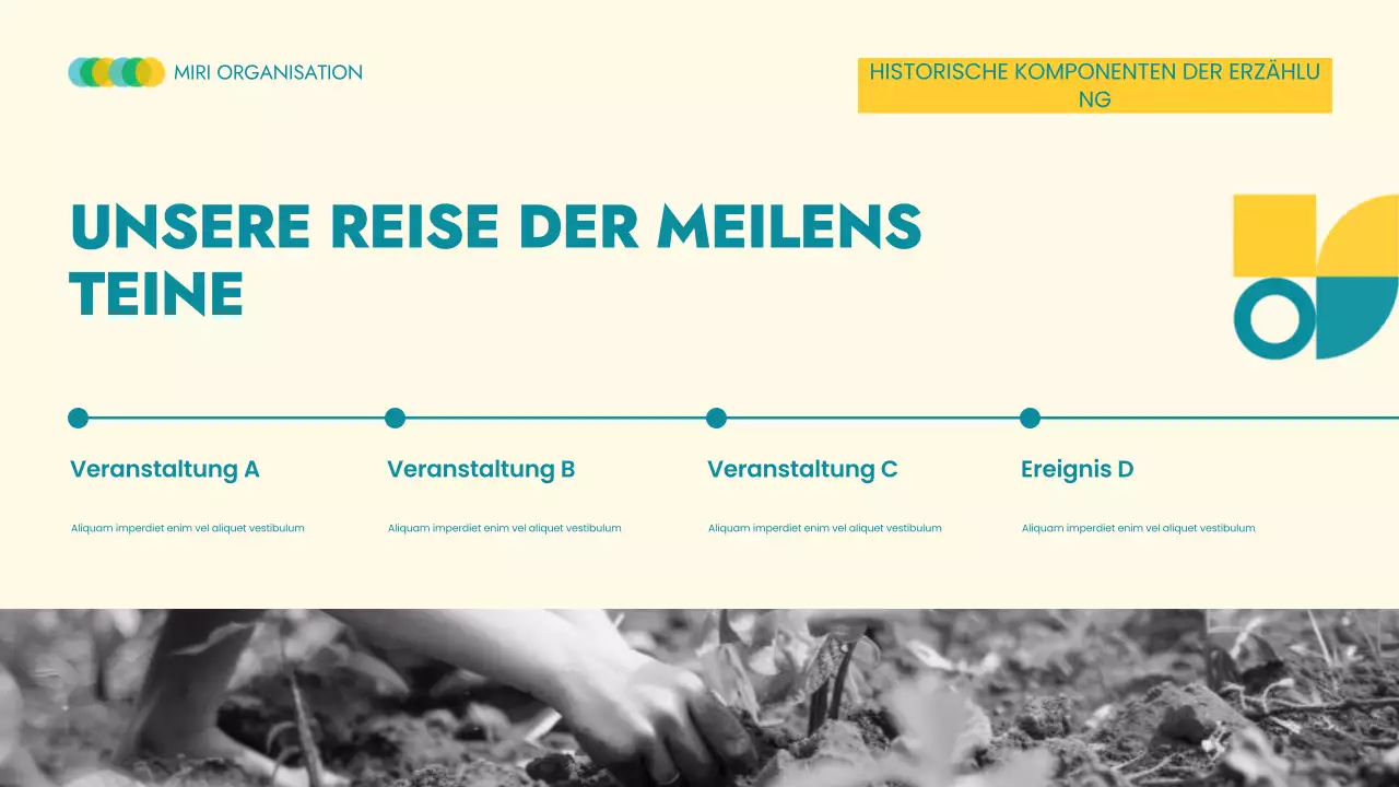 Beige Modern Non-Profit-Ankündigung