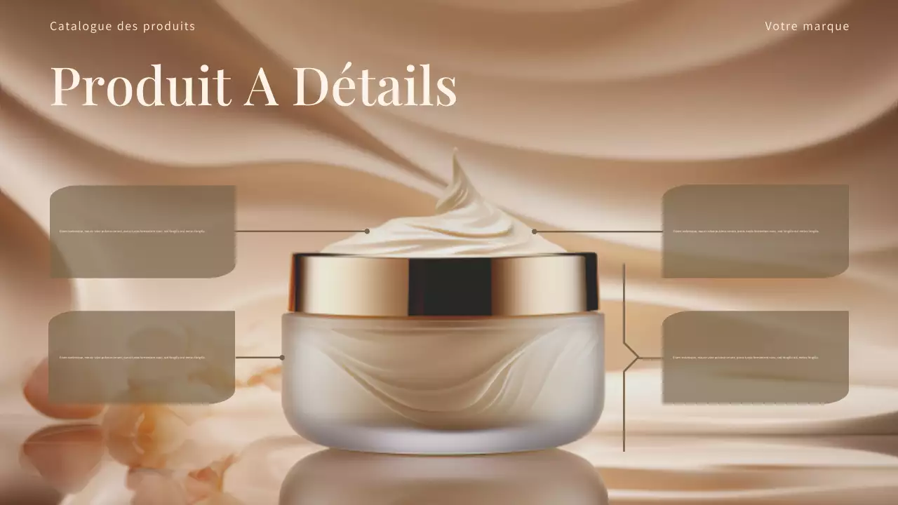 Catalogue de produits Beige Elegant