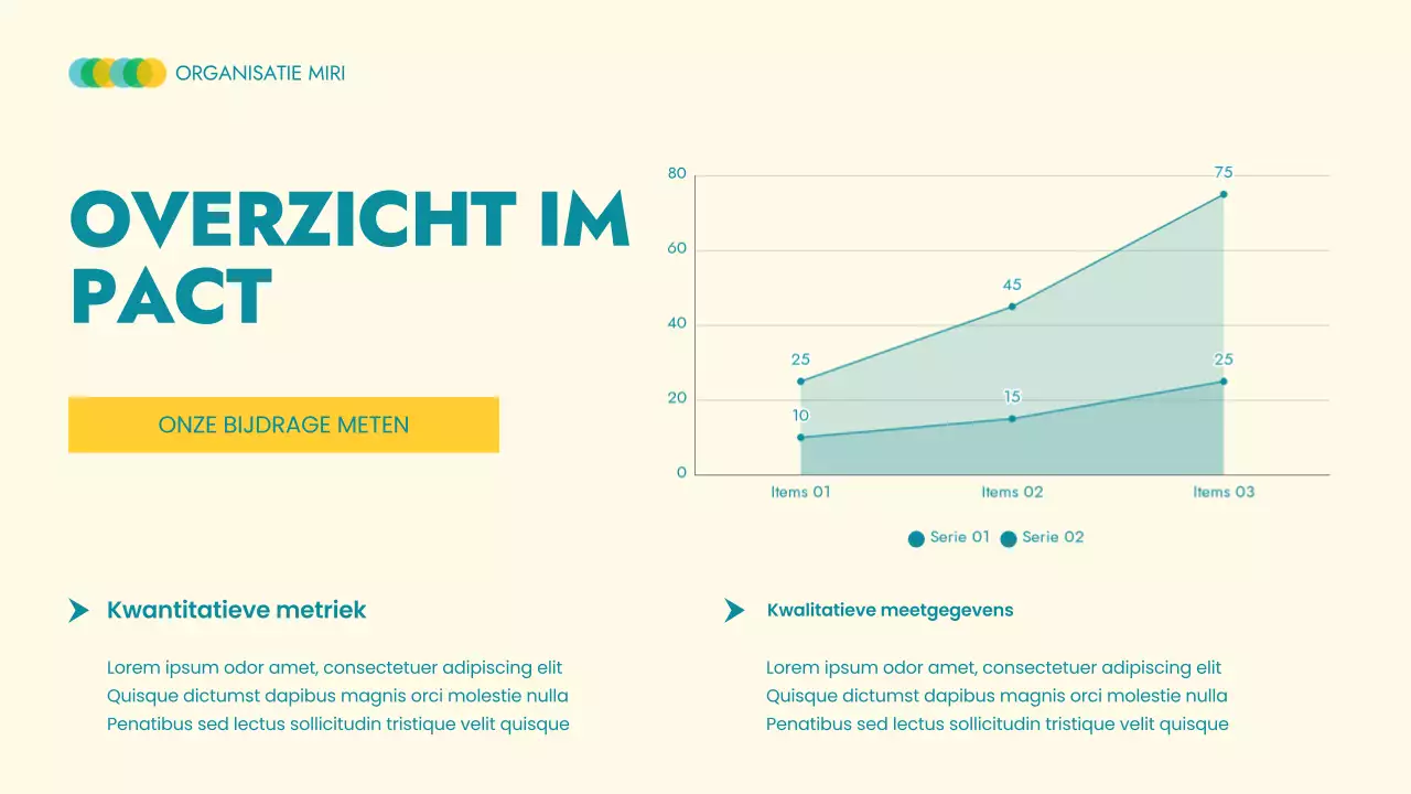 Beige moderne non-profit aankondiging
