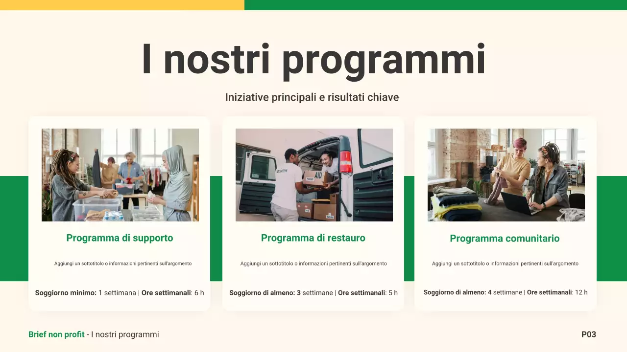 annuncio di beneficenza moderno beige