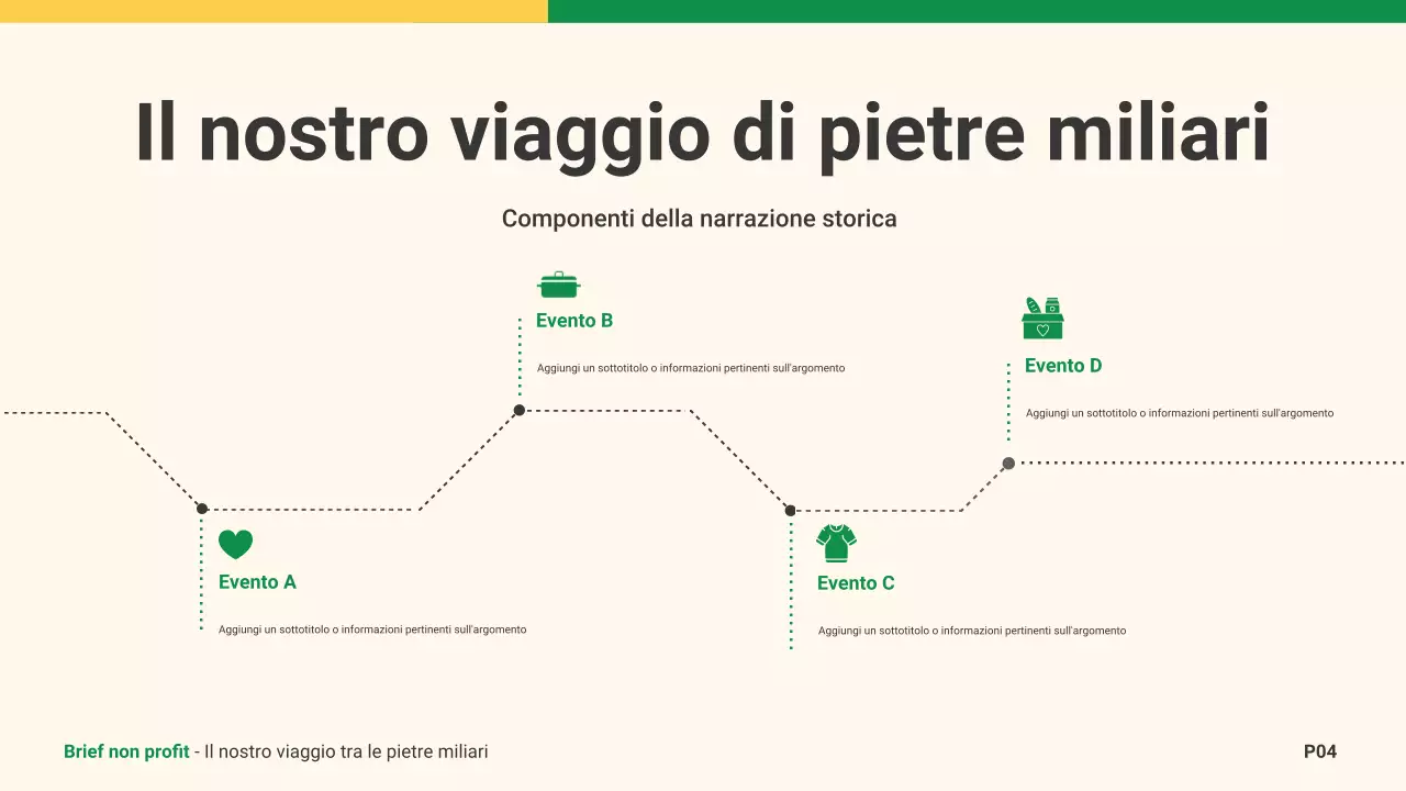 annuncio di beneficenza moderno beige