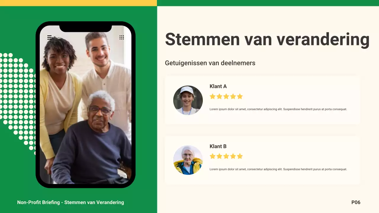 beige moderne liefdadigheidsaankondiging