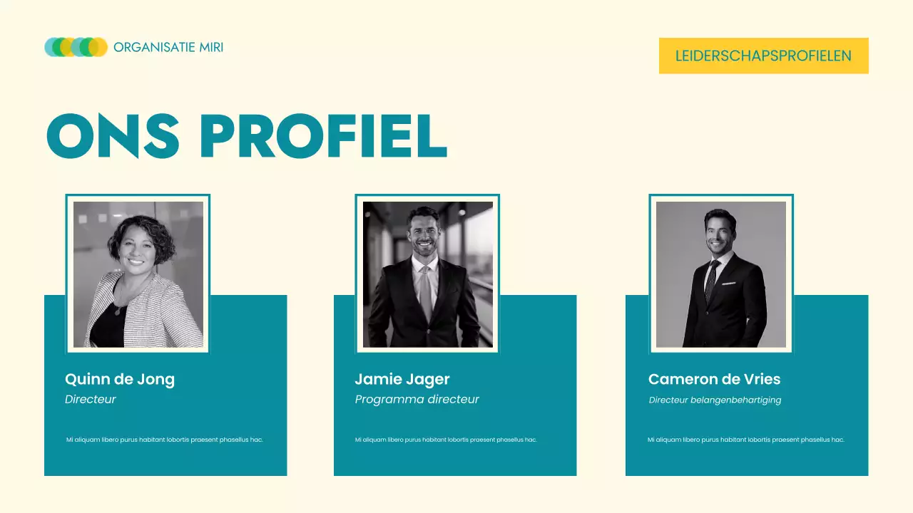 Beige moderne non-profit aankondiging