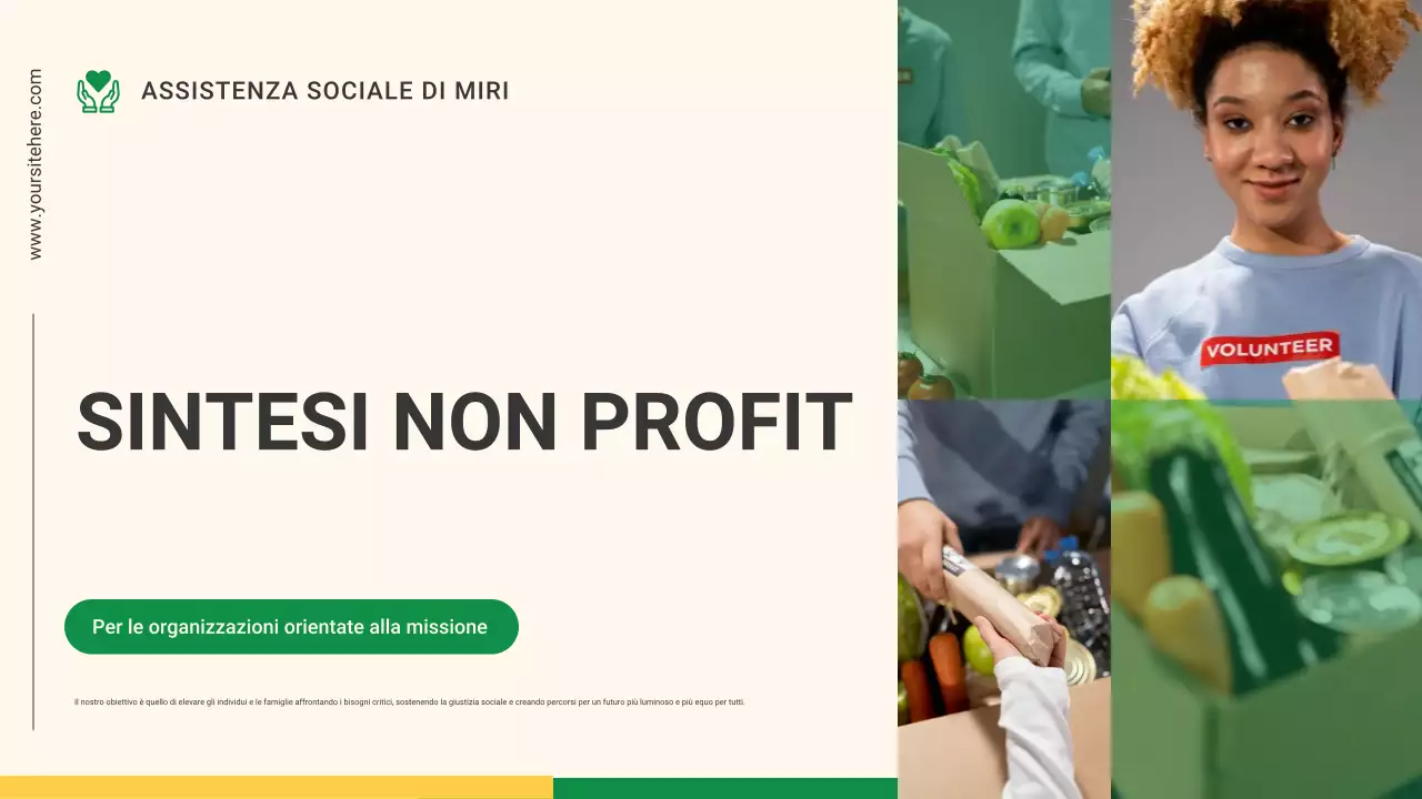 annuncio di beneficenza moderno beige