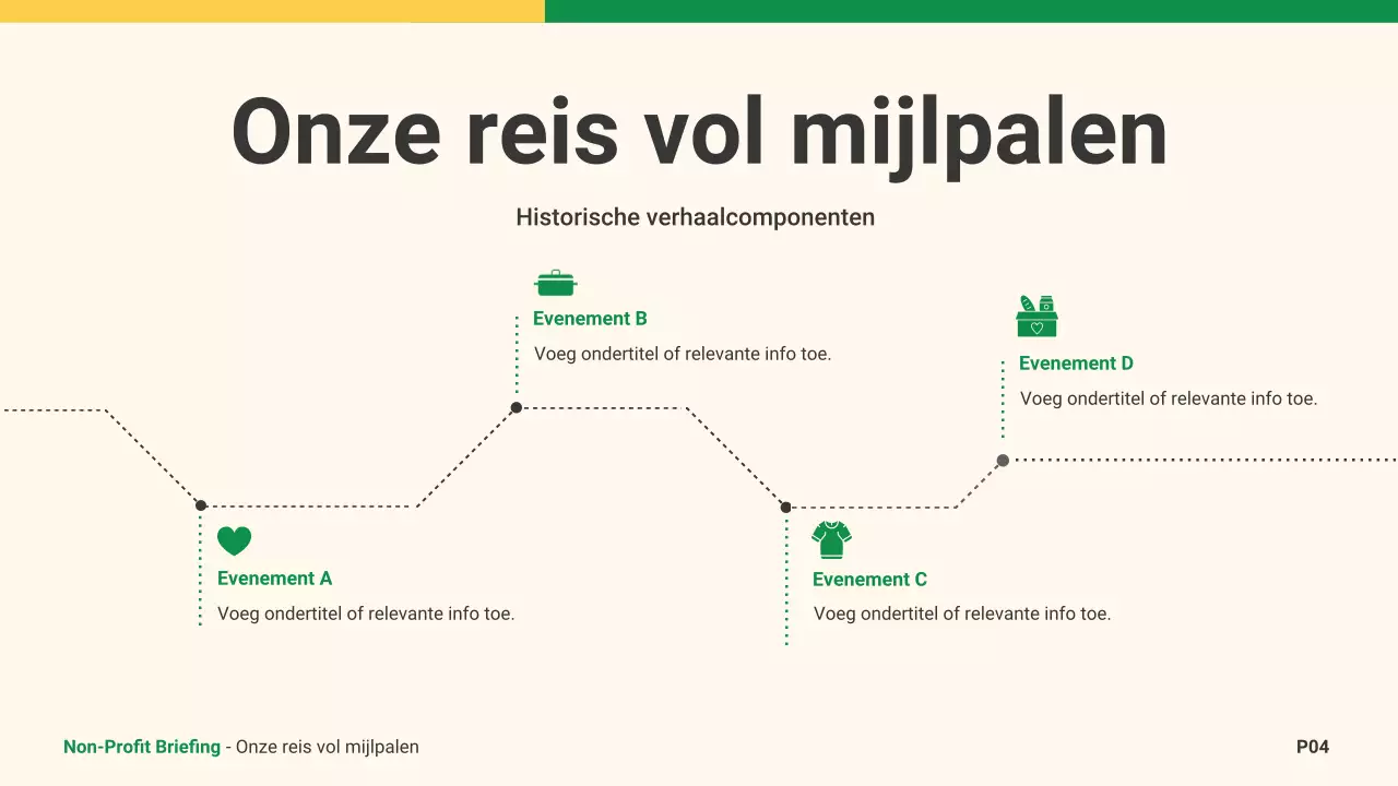 beige moderne liefdadigheidsaankondiging