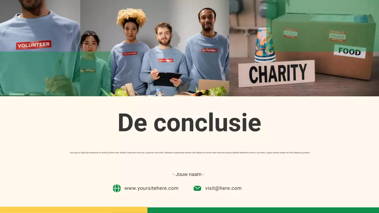 beige moderne liefdadigheidsaankondiging