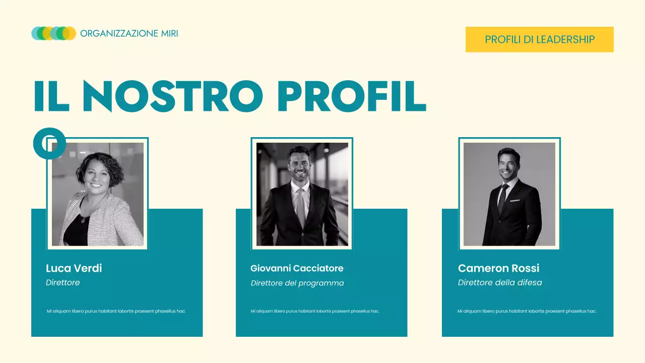 Annuncio moderno non profit in beige