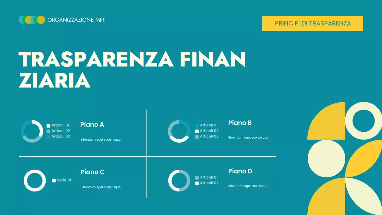 Annuncio moderno non profit in beige