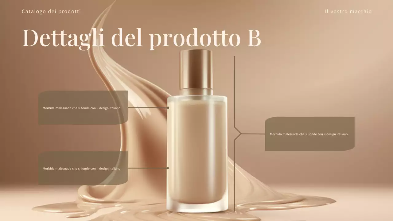 Catalogo prodotti beige elegante